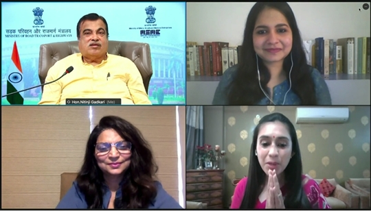 Prabha Khaitan Foundation Website Formally E-launched By Union Minister Nitin Gadkari