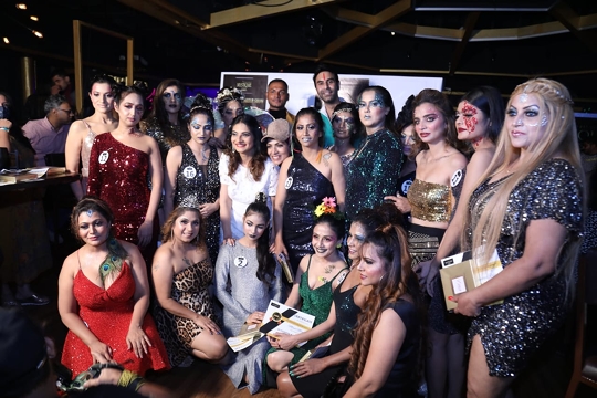 Mystique Event Juveria Nusrat organised Fashion show to support Makeup artist