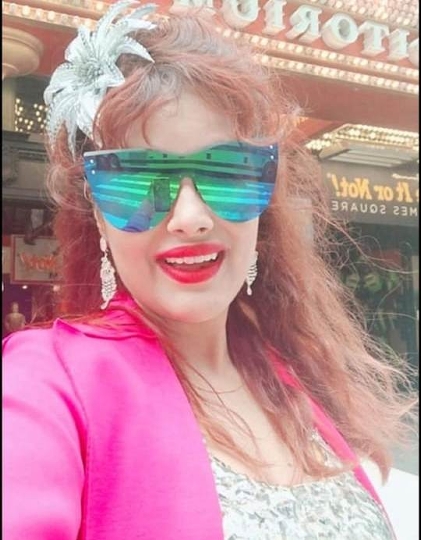 Miss Glamourface World INDIA  Angel Tetarbe  Reached New York For Mission World PEACE