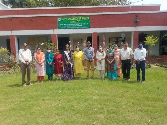 Kavita Saraswal  From Amabala  Sub Title Winner Of Miss Teen India Universe 2020  Presented By Ashwin Rajput