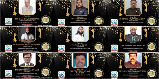 Nelson Mandela Noble Prestigious Peace Awards Held On 21st July 2021