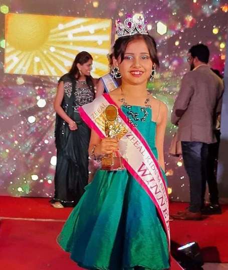 Anushka  Prakash  Harake  Winner Of Many Pageants Awards In Teen Category
