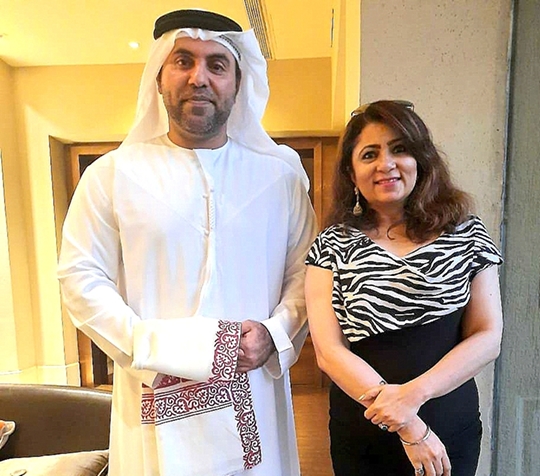 दलजीत कौर ने डॉ बू अब्दुल्ला को वर्ल्ड एक्सीलेंसी बिजनेस अवार्ड से किया सम्मानित