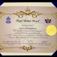 Dr Sandeep Marwah Honoured In London