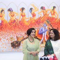 Artist Rakhii S Baid Paints Her Moods In Shades Of Blue