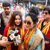 Stars Seek Blessings Of Siddhi Vinayak Temple For Film FIRE OF LOVE RED Releasing On 24th Nov All Over