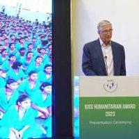Microsoft Co-Founder Bill Gates Honored With KISS Humanitarian Award
