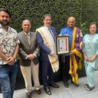 Indian Cultural Icon Sandeep Marwah Receives LOTUS OF WORLD PEACE Honor In The USA