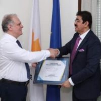 Evagoras Vryonides Appointed Patron of Indo Cyprus Cultural Forum: A Step Towards Strengthening Bilateral Ties Through Art and Culture