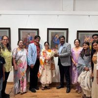 “Pristine Harmony” Solo Show Of Paintings By Rupesh Patil At Jehangir Art Gallery